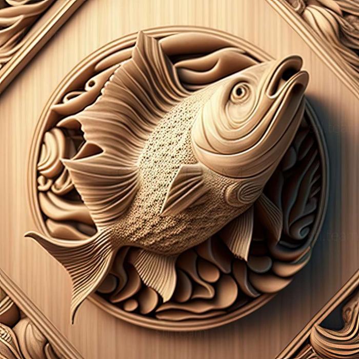 3D модель Лорикарная рыба (STL)